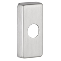Abdeckung für DK-Mechanismus kantig, Oberfl. 60 (Edelstahl matt) Nr. 15368