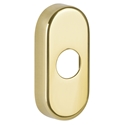 Abdeckung für DK-Mechanismus oval, Oberfl. 01 (Messing poliert) Nr. 1792