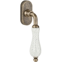 DK-Fenstergriff 1038 DK APPIANO, Stiftlänge ca. 31mm vorstehend, Oberfl. 03 AP (Brüniert/Antik/Porzellan) Nr. 10386
