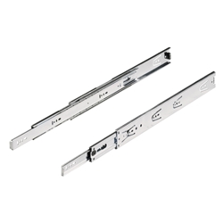 Hettich Kugelauszug, KA 5332, 9057402, 350mm für Holzschubkasten, Stahl, verzinkt Präzisions-Vollauszug, Mindestkorpustiefe 354mm