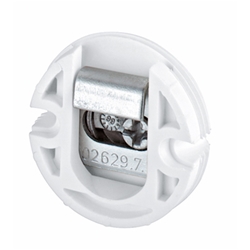 Hettich Schrankaufhänger, zum Einbohren, für 35mm Bohrung, SAH-302.0, 1000791, Rückwandstärke mind. 16mm, Farbe weiß, Belastbarkeit 15 kg/Stk., verstellbar +/- 4mm Höhe und Seite