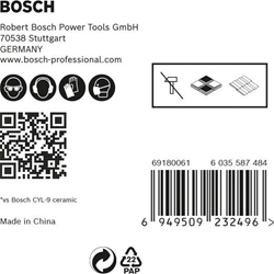 Bosch EXPERT HEX-9 HardCeramic Bohrer-Set, 4/5/6/8/10mm, 5-tlg. Nr. 2608900597
