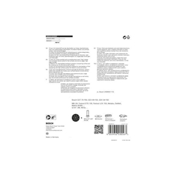 Bosch EXPERT Multihole Universalstützteller, 150mm, Weich, für Exzenterschleifer Nr. 2608900006