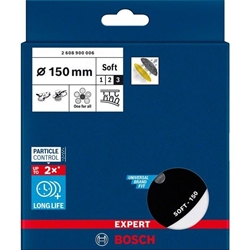 Bosch EXPERT Multihole Universalstützteller, 150mm, Weich, für Exzenterschleifer Nr. 2608900006