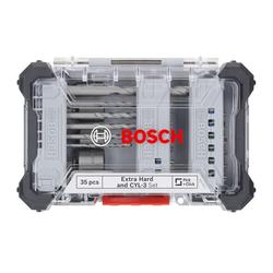 Bosch Extra Hard Schrauberbit- und CYL-3 Bohrer-Set, Aufsteller, 35-tlg. Nr. 2607017724