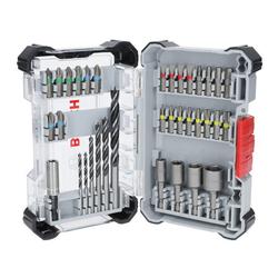 Bosch Extra Hard Schrauberbit- und PRO Wood Bohrer-Set, Aufsteller, 35-tlg. Nr. 2607017725