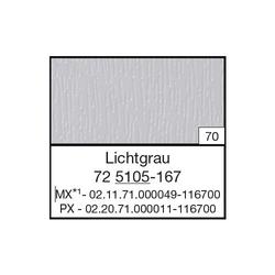 U-Profil 1724 K 5105, zweiteilig 50mm (a 6,00 Meter) foliert, 72 5105-167 Lichtgrau [70]