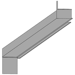 Gutmann Außeneckverbinder, 130mm, 90°, Aluminium VFG 400 AE blank ohne Dichtset (VE= 10 Stück)