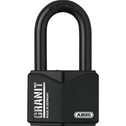 Abus Vorhangschloss Granit 37 55hb50 Hoher Bugel 2 Stiftschlussel Spez Sta Gehartet Schwarz Gehauseb 62 5mm