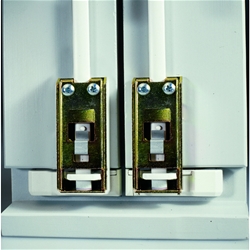 Abus FT-Stangenschloss, FOS550A, AL0125 mit Alarm, Stahl braun Schlüssel Anz. 2 Profilschlüssel Nr. 010007434-01