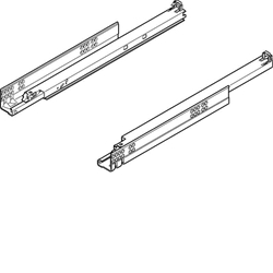 Blum TANDEM plus BLUMOTION Vollauszug, Führung, 30 kg, NL=450 mm, für Kupplung, links/rechts, verzinkt (VE:6) Nr. 560H4500B