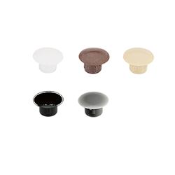 Hettich Verbindungsbeschlag-Abdeckkappe, Ø 13mm, Kunststoff 48588, weiß Bohr Ø 8mm