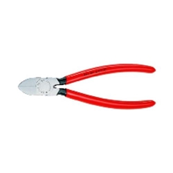 Knipex Seitenschneider für Kunststoff mit Kunststoff überzogen 160 mm Nr. 72 11 160