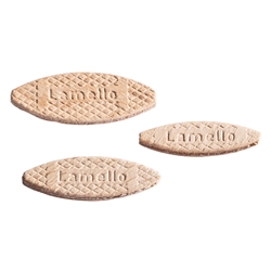 Lamello Original Holzlamellen gemischt, 1000 Stück, Lieferumfang: 250x Original Holzlamelle Größe 0, 250x Original Holzlamelle Größe 10, 500x Original Holzlamelle Größe 20 Nr. 144030